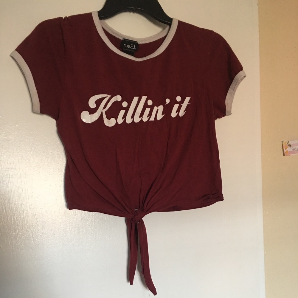 killin’ it crop top